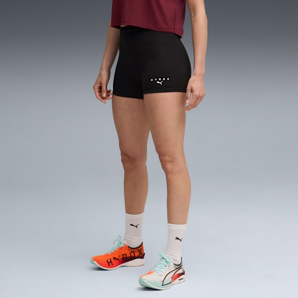 PUMA x HYROX SHAPELUXE 3" Tight Shorts Women, PUMA Black, extralarge-GBR